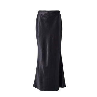A-line Slip Skirt in Black