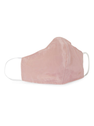 Reusable Silk Face Mask- Blush - the naked laundry.