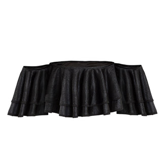 Bardot Frill Crop Top - thenakedlaundry