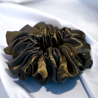 Large Khaki Hair Scrunchie