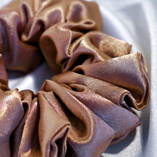 Large Champagne Hair Scrunchie