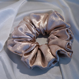 Large Gold Hair Scrunchie